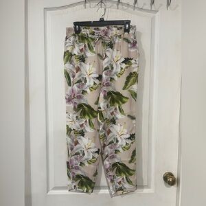 FINAL PRICE Jane Lusaka Floral Jogger Like Pants